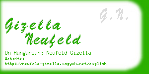 gizella neufeld business card